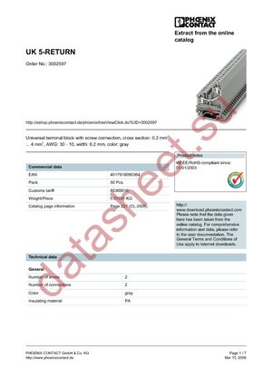 3002597 datasheet  